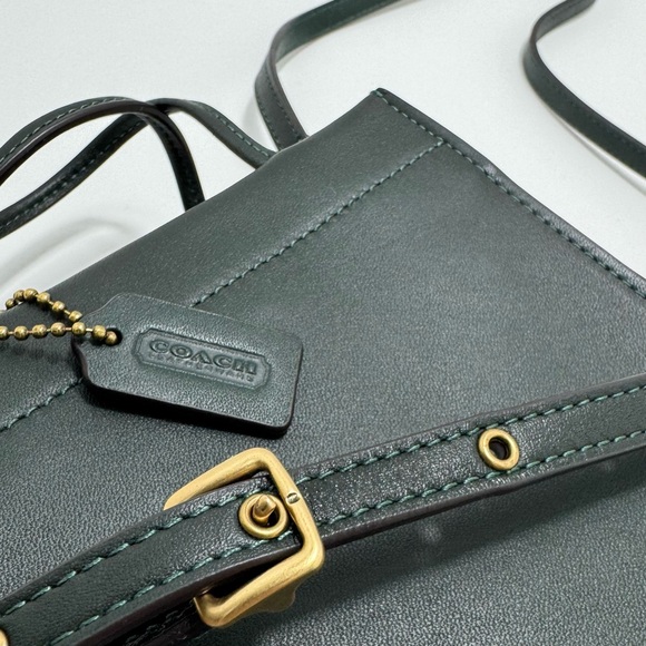 COACH Green Mini Cashin Tote - Picture 13 of 14